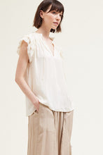 Load image into Gallery viewer, Satin Ruffle Blouse
