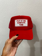 Load image into Gallery viewer, Santa&#39;s Tab Trucker Hat
